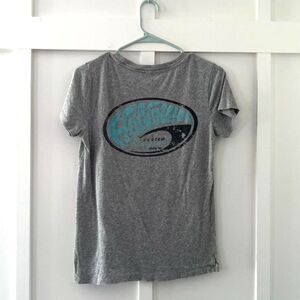 Honalulu Wahine Hawaii Women's T shirt Small Grey Surf